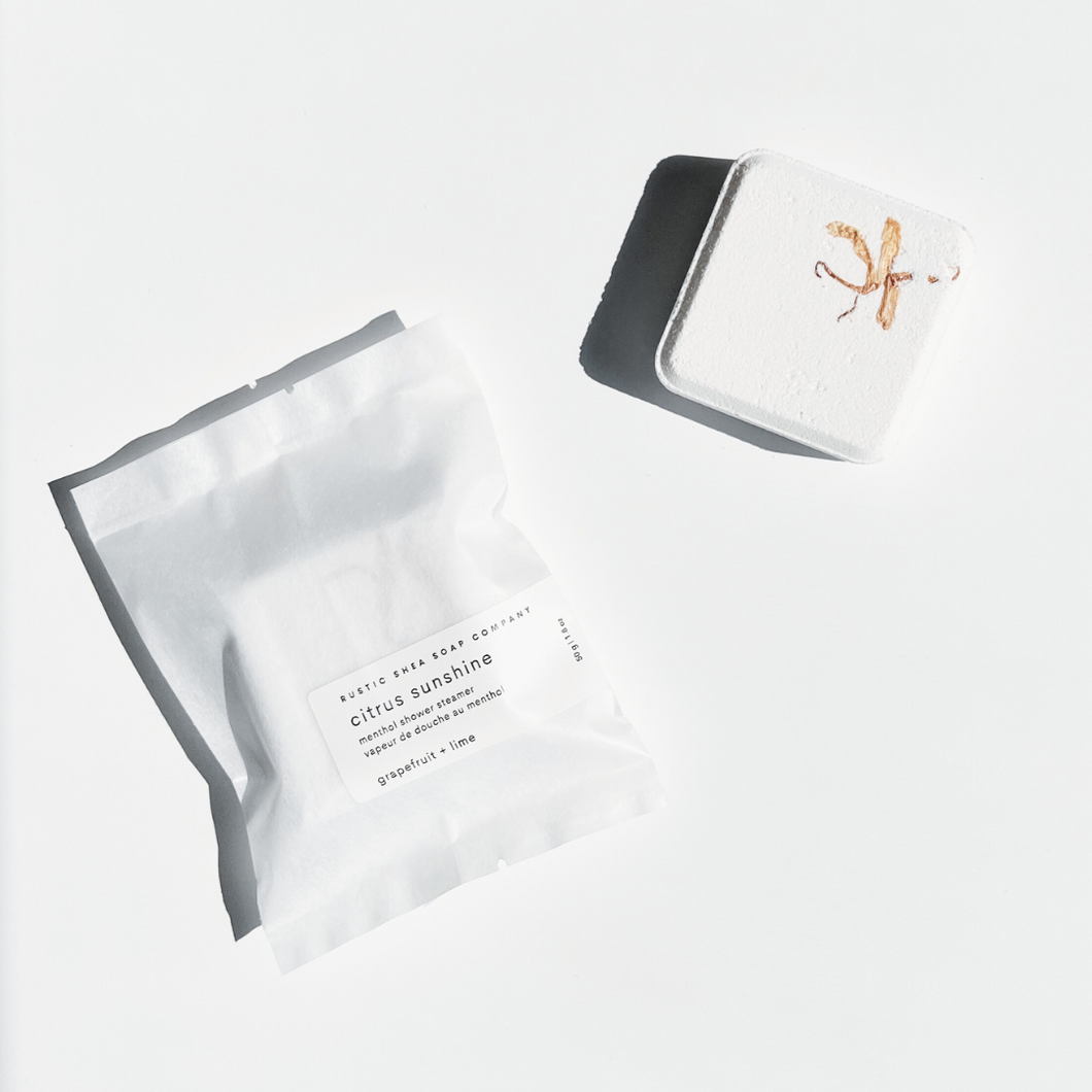 CITRUS SUNSHINE | MENTHOL SHOWER STEAMER -SINGLE-