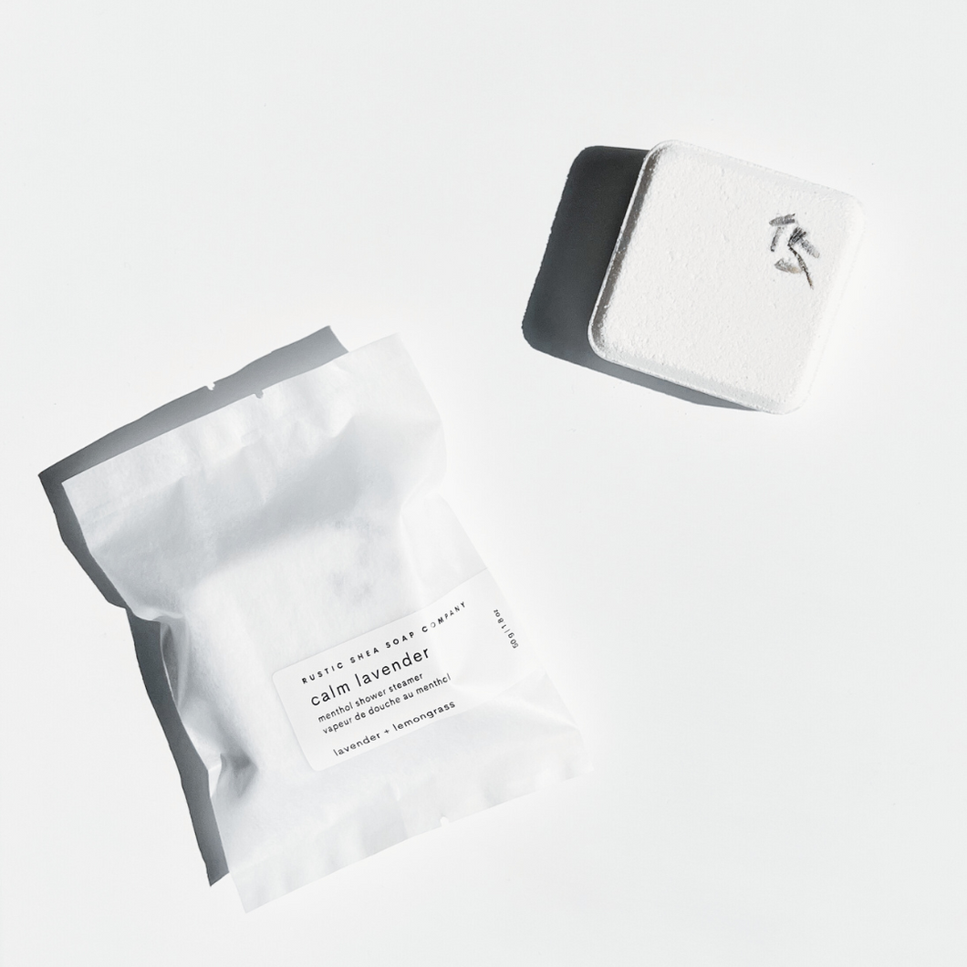 CALM LAVENDER | MENTHOL SHOWER STEAMER -SINGLE-