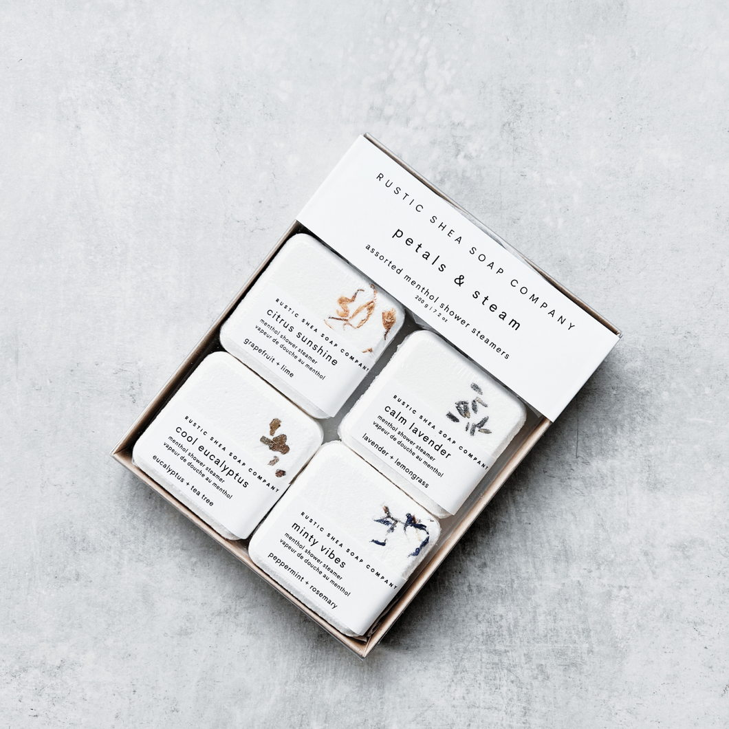PETALS & STEAM | ASSORTED MENTHOL SHOWER STEAMERS